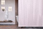 Занавеска (штора) для ванной комнаты тканевая 180x200 см Lamis