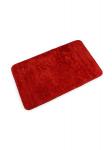 Мягкий коврик для ванной комнаты 50х80 см Solo red