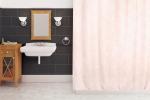 Занавеска (штора) для ванной комнаты тканевая 180x180 см Petal pink