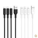 Кабель 3 в 1 HOCO X25 lightning, microUSB, Type-C, арт.010861