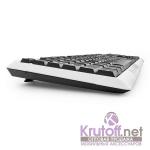 *Новинка. Клавиатура Гарнизон GK-110L, подсветка, USB черный/белый