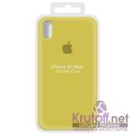 Чехол Apple Silicone Case для iPhone XS Max (yellow) 4