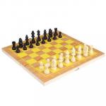 Настольная игра, шахматы, дерево, пластик, 29х29 см, 1
