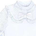 Блузка для девочки белая №40
