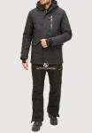 Костюм (Мужская зимняя горнолыжная куртка (черный) 18128, брюки горнолыжные мужские (черный) 804)