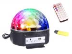 Светодиодный диско-шар  LED MP3 USB