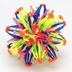 игрушка в виде шара-трансформера, пластик, 14 см, разноцветная