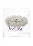 LARMINI Заколка автомат LR-AC-C-6-ROSE-BERRY, цвет белый
