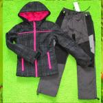 Комплект утепленный (Куртка Athletic Works (USA) Softshell серый принт + Штаны мембрана GRACE серый(маломерит на 1 размер запрашивайте замеры в консультанте-онлайн)