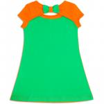 Платье для девочки Ананас оранжевый