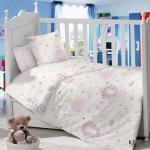 Комплект постельного белья в детскую кроватку Сатин Принцесса