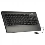 Клавиатура проводная SONNEN KB-M530, USB, мультимедийная, 15 доп. кнопок, серо-черная, 511278