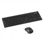 Набор беспроводной SONNEN K-618, клавиатура 114 клавиш, мышь 4 кнопки 1600 dpi, черный,512656