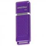 Флэш-диск 8GB SMARTBUY Quartz USB 2.0, фиолетовый, SB8GBQZ-V