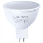 Лампа светодиодная SONNEN, 5(40)Вт, GU5.3, теплый/белый, LED MR16-5W-2700-GU5.3, 453713