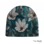 Комплект шапка и снуд “Удивительные цветы“