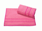 Полотенце махровое Бкл 30*70 +/-2 см (пл.380гр/кв.м) (02-054/04-062, розовый)