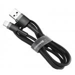 Кабель Baseus Kevlar Cable USB For lightning 2A 1M Gray+Black