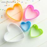 Набор форм для печенья Сердце, 5 шт, цвет МИКС
