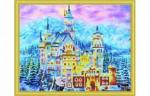 Алмазная мозаика Зимний замок Нойшванштайн, 30х40 см