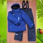 Комплект зимний Куртка FREE COUNTRY синий + Штаны Kapappl WOXO черный