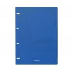 Тетрадь общая с пластиковой обложкой на кольцах ErichKrause® Classic, синий, А4, 80 листов, клетка