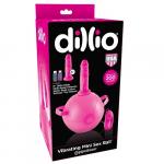 Надувной мяч с фаллосом с вибрацией розовый Dillio Vibrating Mini Sex Ball 5382-11 PD
