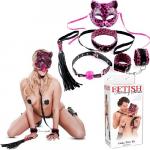 Набор для бондажа Fetish Fantasy Series  Kinky Kitty Kit черный с розовым pd2122-00