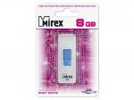 Флэш-диск USB  8Gb Mirex  SHOT WHITE (ecopack)