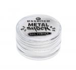 Эффектная пудра для ногтей  METAL SHOCK NAIL POWDER  серебряный т.01