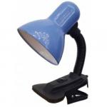 General GTL светильник  настольный прищепка 60W E27 метал+пластик синий GTL-023-60-220 800123 (пакет)