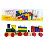 Игрушки для малышей. Поезд-конструктор 8*73*13,4