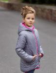 Куртка для девочки (ДВУХСТОРОННЯЯ) младшего шк. возраста, утепленная