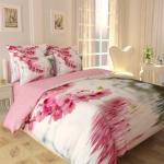 Комплект постельного белья розовый Сакура