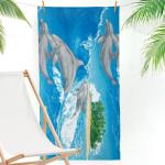 Полотенце Игривые дельфины