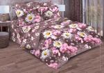 Комплект постельного белья 2-спальный, бязь  ГОСТ (Орхидеи на лиловом)