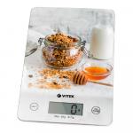 Весы кухонные Vitek VT-8033  электронные стеклянные, до 5 кг, ЖК-дисплей
