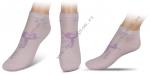 Носки для худ.гимнастики с рисунком 24-26 (14-16) INDIGO 00025325, А14-01. Белый