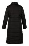Пальто женское Дарси черная плащевка (синтепон 200) С 0116