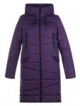 Пальто женское Лера фиолетовая плащевка (синтепон 200) С 0152