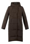 Пальто женское Эвелина коричневая плащевка (синтепон 200) С 0241