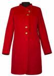 Пальто женское Ариадна красный кашемир М 0092