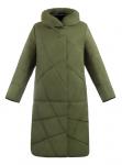 Пальто женское Виоланта зеленая плащевка (синтепон 200) С 0460