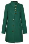 Пальто женское Валерия зеленый кашемир М 0088