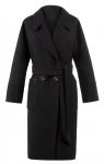 Пальто женское Мари черная кашемир М 0217