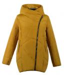 Пальто женское Жасмин желтая плащевка (синтепон 200) С 0243