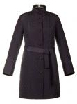 Пальто женское Грейс фиолетовая стеганая плащевка К 0122