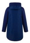 Пальто женское Эмми синяя комби М 0143