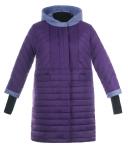 Пальто женское Франческа фиолетовая плащевка С 0168