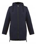 Пальто женское Мишель темно-синяя плащевка (синтепон 100) С 0434
